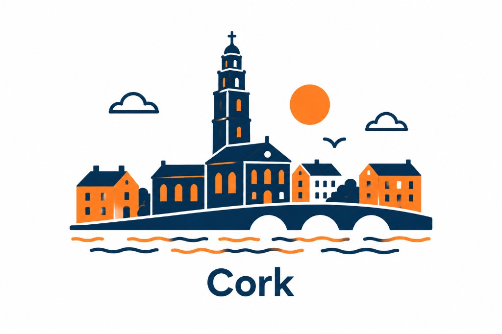 Cork skyline illustration
